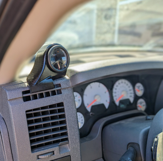 Late 3rd Gen Dodge Ram Gauge Pod Defrost Vent Mount (Fits 06-09 Dodge Trucks)