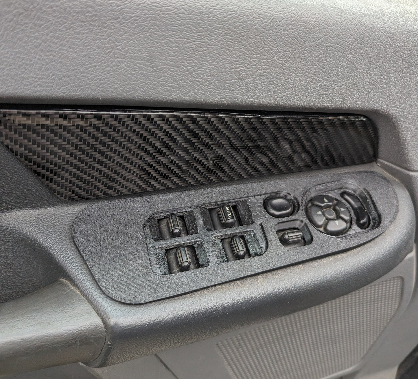 Front Window/Lock Switch Panels for 2003-2010 Dodge Ram
