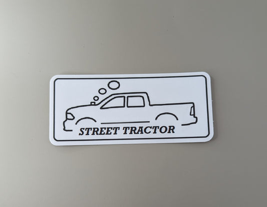 Street Tractor Sticker