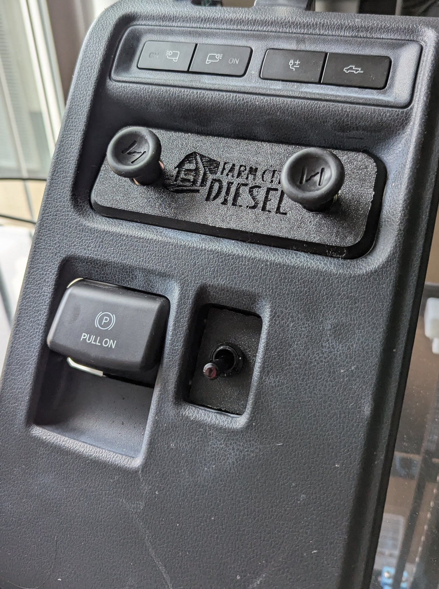 Custom Kick Panel Switch Mount for 2017-2023 Ford F150 F250 F350