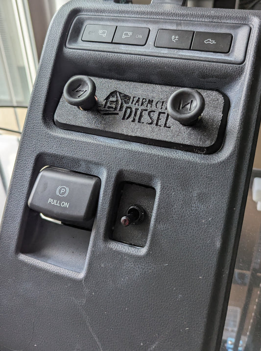 Custom Kick Panel Switch Mount for 2017-2023 Ford F150 F250 F350