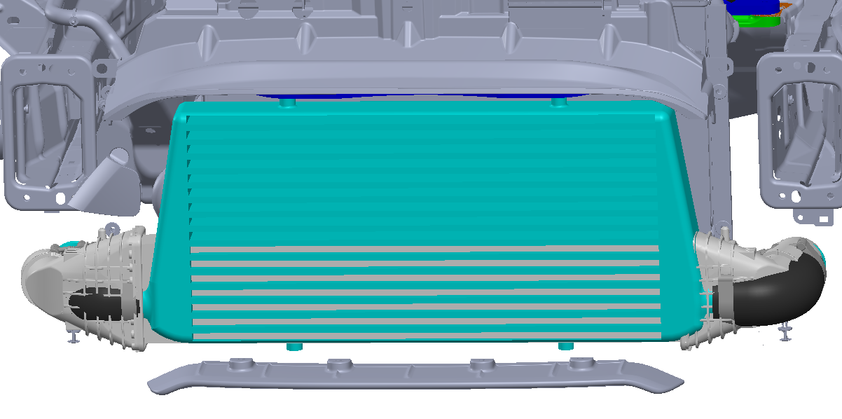 Upgraded Big Intercooler Kit for 2014-2019 Fiesta ST