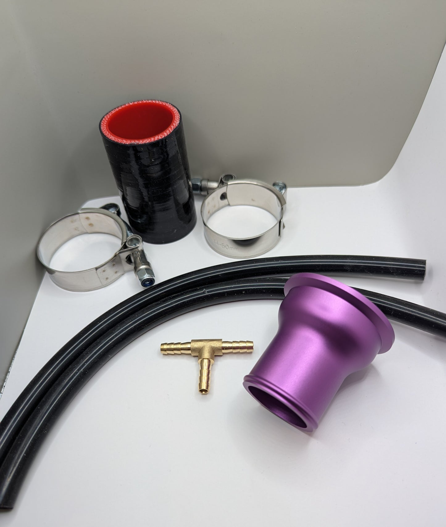 Fiesta ST TiALSport Q BOV Symposer Port Mounting Kit - Billet Adapter & Hardware