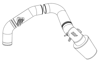 4" Air Intake for Fiesta ST