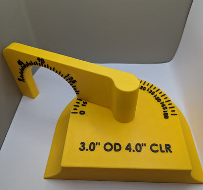 U Bend Fabrication Tool - Angle Finder and Degree Marking