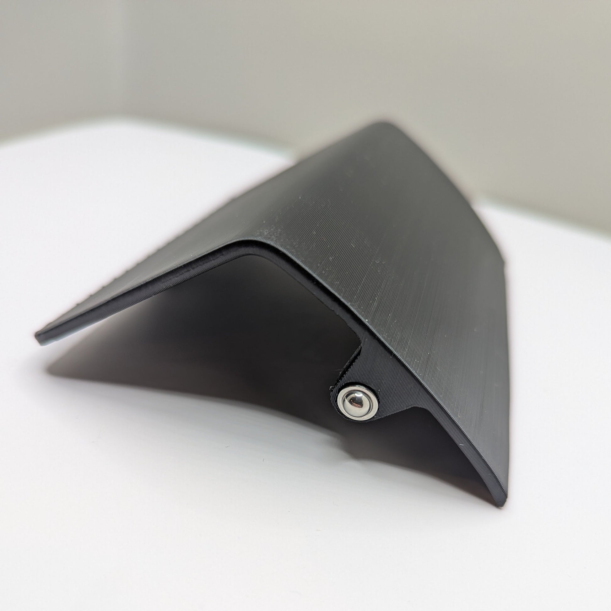 Press fit stainless steel ball detent side view