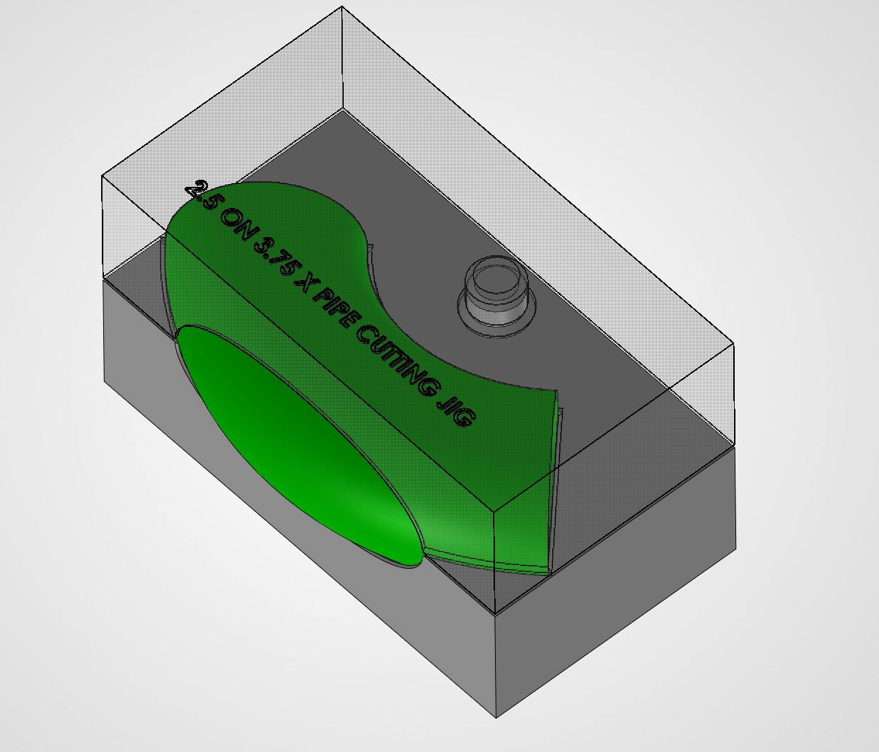 X Pipe Exhaust Cutting Jig