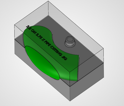 X Pipe Exhaust Cutting Jig