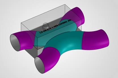 X Pipe Exhaust Cutting Jig