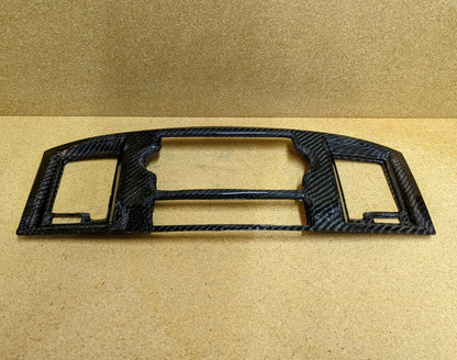 Carbon Fiber Radio Bezel Overlay for 2006-2008 Dodge Ram