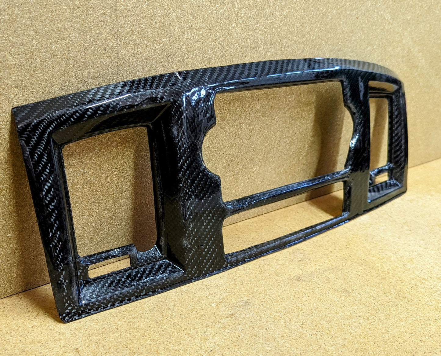 Carbon Fiber Radio Bezel Overlay for 2006-2008 Dodge Ram