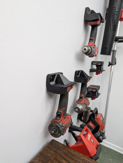 Wall Mount Tool Hanger for M18 Milwaukee Drill & Impact