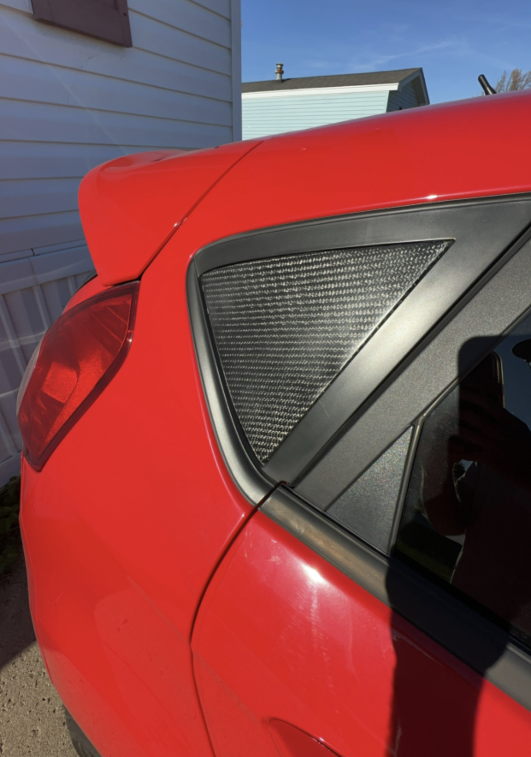 Fiesta ST (2014-2019) Carbon Fiber Rear Window Cover Triangles